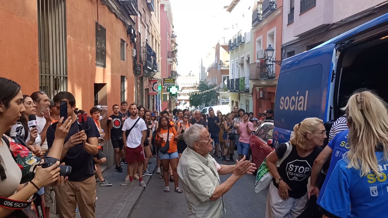 Zohra tras el desahucio en Lavapiés