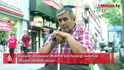 36 yıldır oturarak uyuyan adam: 'Bugün de sağ çıktım' diyerek şükrediyorum