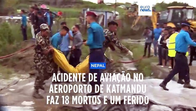 Avião despenha-se ao levantar voo no Nepal: 18 passageiros morreram e piloto ficou ferido