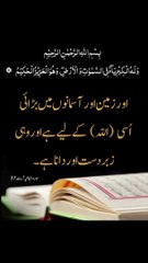 اور وہی زبردست اور دانا ہے ❤️#trending#viral#shorts#islamic#dailymotion#foryou#share