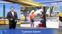 Homeless People in Taipei Seek Shelter From Typhoon Gaemi