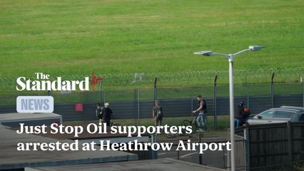 Just Stop Oil supporters arrested at Heathrow Airport
