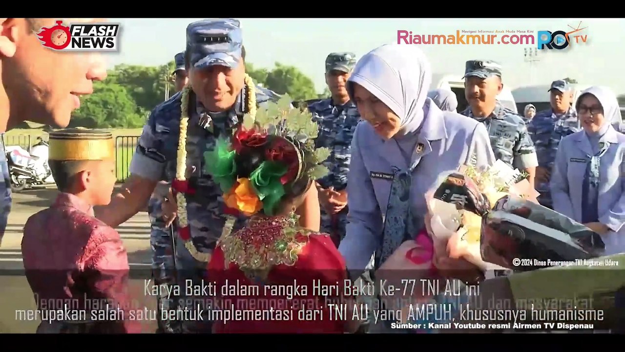 Tinjau Karya Bakti di Sulsel, Kasau: TNI AU Bantu Ringankan Kebutuhan Bangsa Indonesia