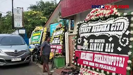 Prosesi Upacara Militer Antar Jenazah Hamzah Haz ke Peristirahatan Terakhir
