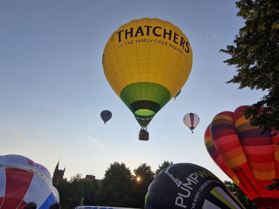 Bristol Balloon Fiesta 2024: These were the scenes in Bristol as hot air balloons took off from College Green