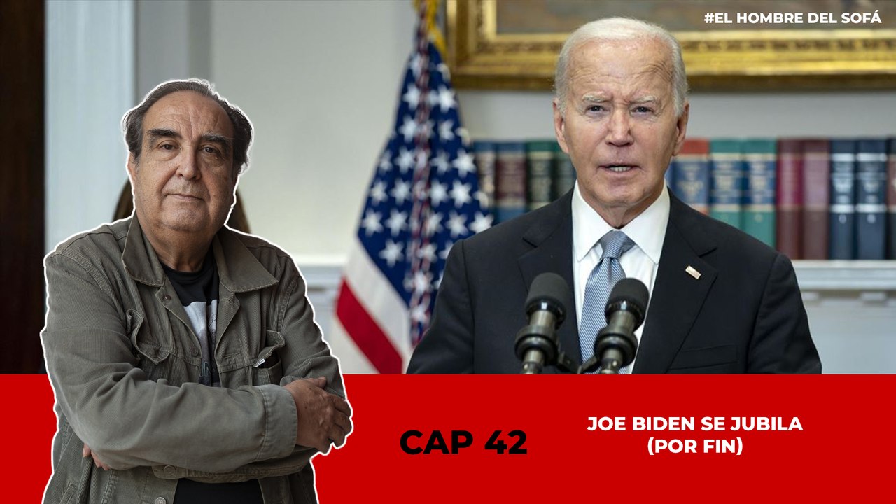 Joe Biden se jubila ( por fin )