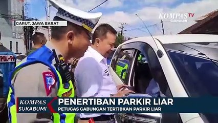 Petugas Gabungan Tertibkan Parkir Liar