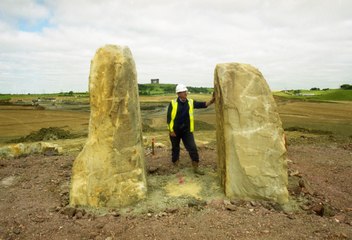 The pit site which was transformed into a beauty spot
