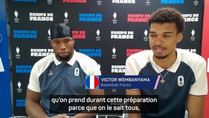 Paris 2024 - Wembanyama : “C'est plus excitant qu'effrayant”