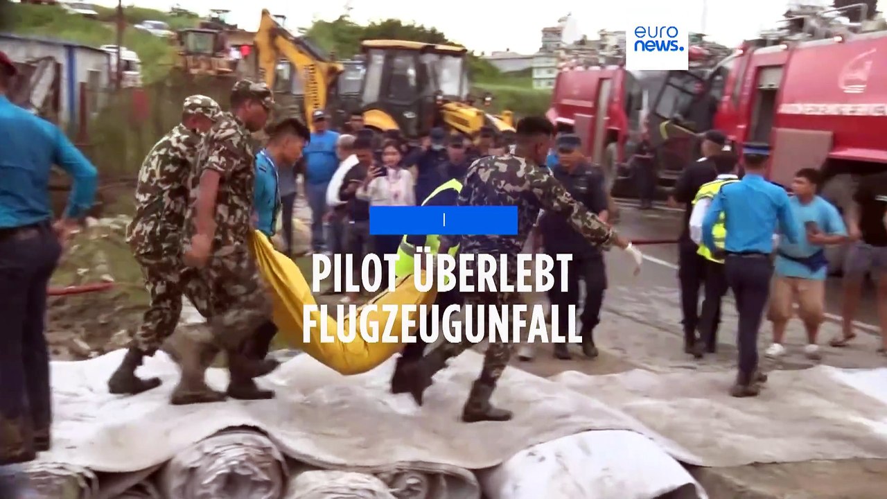 18 Tote in Nepal - Pilot überlebt Flugzeugunfall