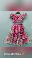 Beautiful ❤️ touch small girl's frock designs #trendy #latest#stylish