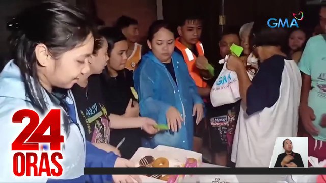 Relief operations at feeding program, ikinasa ng GMA Kapuso Foundation | 24 Oras