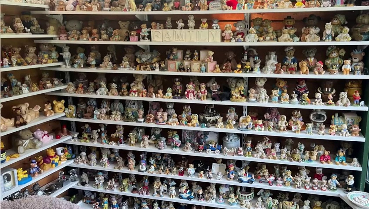 94-year-old Lancashire man builds shed to house his collection of 1,000 teddy bears