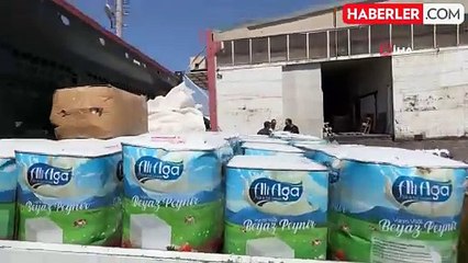 Şanlıurfa'da 8 ton bozuk peynir ve yumurta ele geçirildi