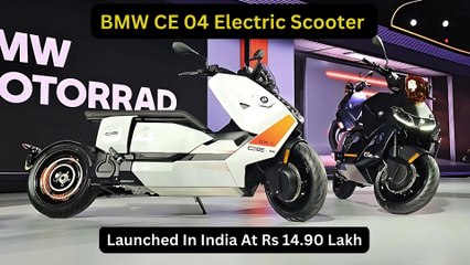 BMW CE 04 Electric Scooter Launched In India At Rs 14.90 Lakh