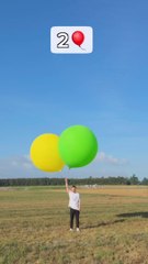 How many balloons does it take to fly?