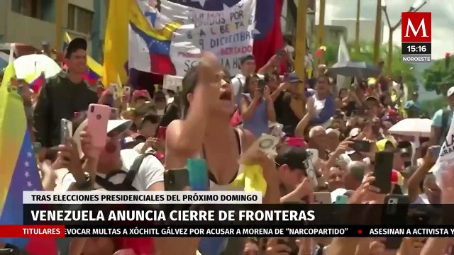 Venezuela anuncia el cierre de fronteras y control de tránsito por las elecciones presidenciales