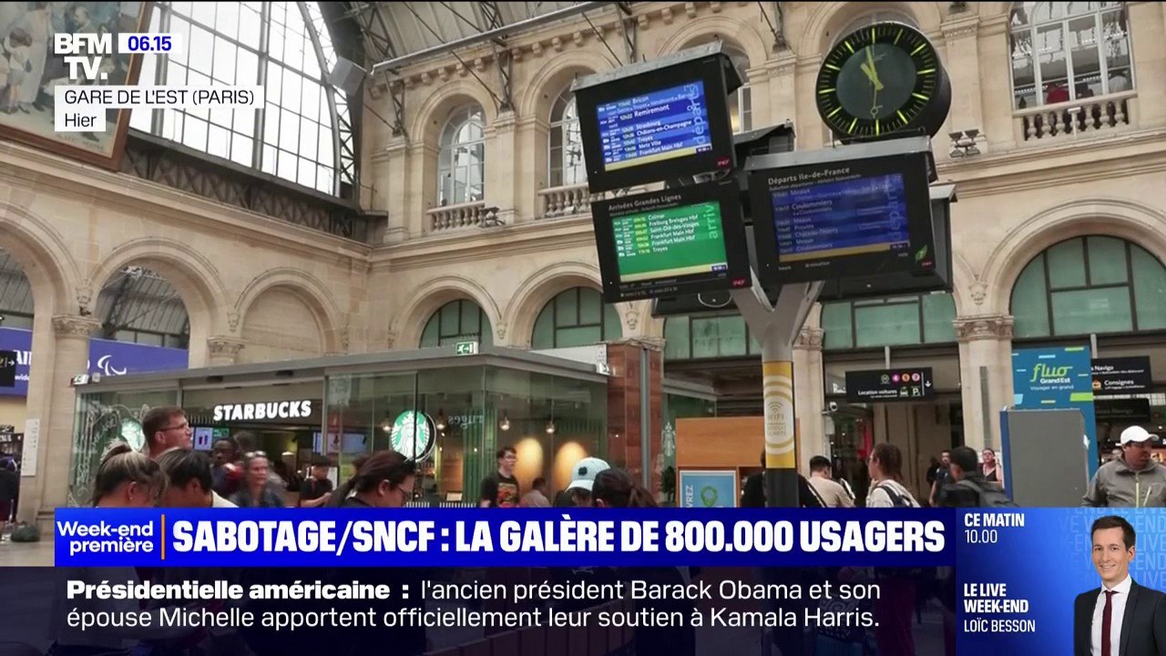 Sabotages sur les lignes SNCF: la galère des 800.000 voyageurs bloqués