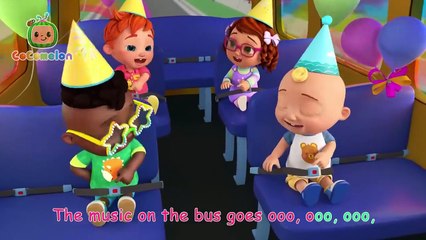 Wheels on the Birthday Bus Song!  Happy Birthday JJ!  - CoComelon Nursery Rhymes & Kids Songs