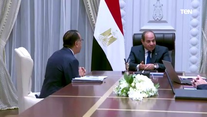 الرئيس عبد الفتاح السيسي يعقد اجتماعًا مع رئيس مجلس الوزراء ووزيري الكهرباء والبترول