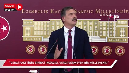 TİP Genel Başkanı Baş: "Vergi paketinin birinci imzacısı, vergi vermeyen bir milletvekili"