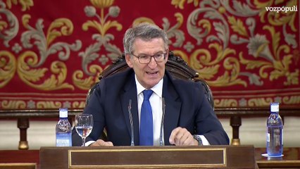 Feijóo contraataca a Abascal: "Ni como el PSOE ni como Vox: somos libres"