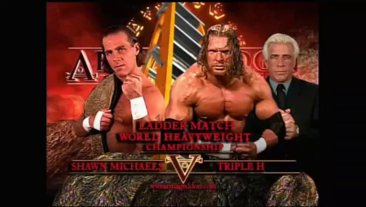 WWE Armageddon 2002 - Shawn Michaels vs Triple H (Three Stages Of Hell Match, World Heavyweight Championship)