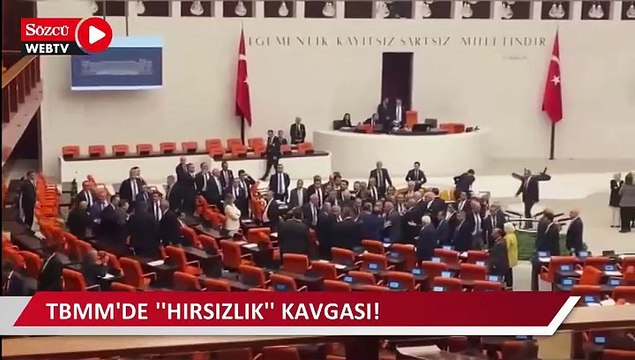 Meclis karıştı: Polis müdahale etti!