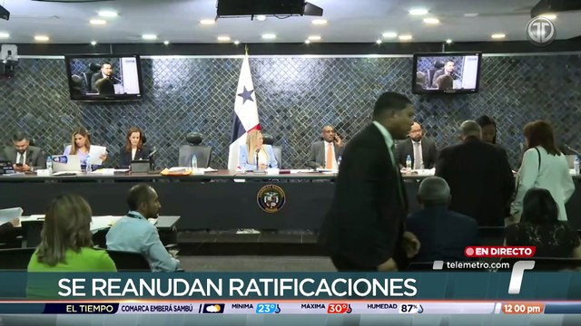 Comisión de Credenciales continúa proceso de ratificación de funcionarios