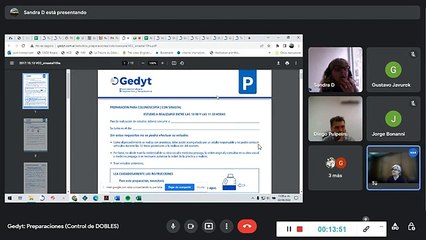 Workshop  Preparaciones   GEDYT   Agosto 2022