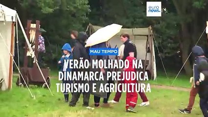 Dinamarca enfrenta verão chuvoso, turismo e agricultura já se ressentem