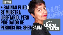 #EnVivo #DeDoceAUna¬ Salinas Pliego se muestra libertario, pero pide datos de periodistas: Sheinbaum