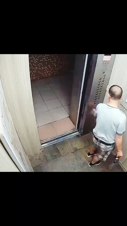 Fire in lift | very sad video