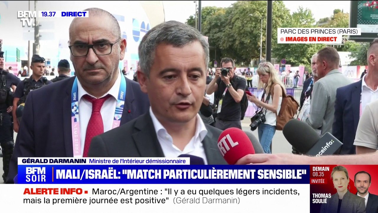 JO: "L'équipe d'Israël, les athlètes israéliens sont les bienvenus", affirme Gérald Darmanin