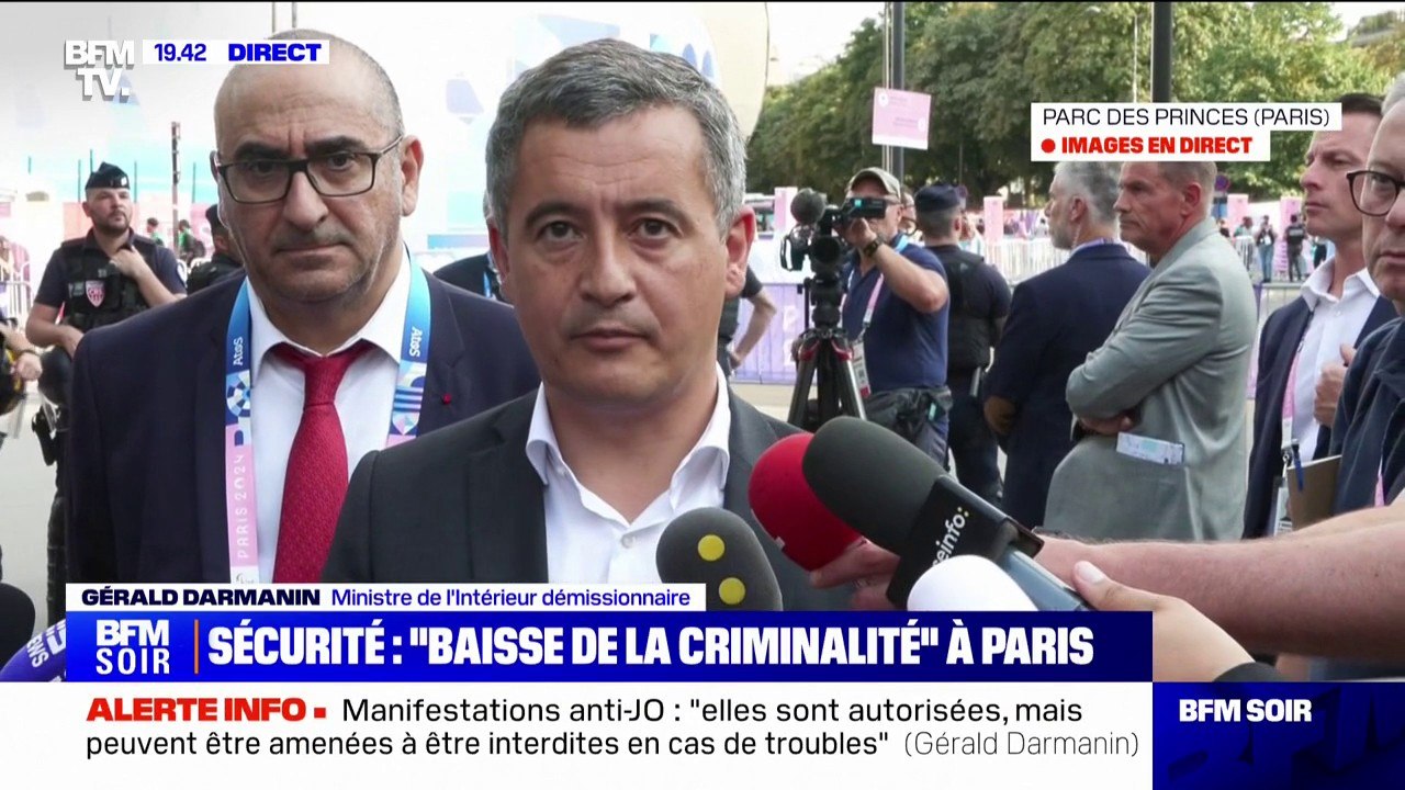 Rumeurs sur des attentats pendant les JO: "Ce sont des faux, relayés par des États étrangers", explique Gérald Darmanin