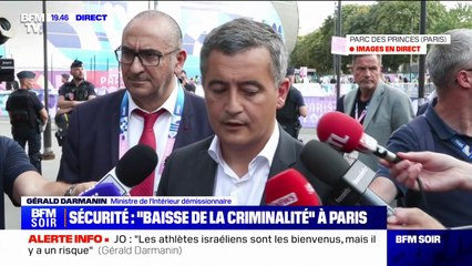 Paris 2024: "Je suis un ministre concentré", affirme Gérald Darmanin