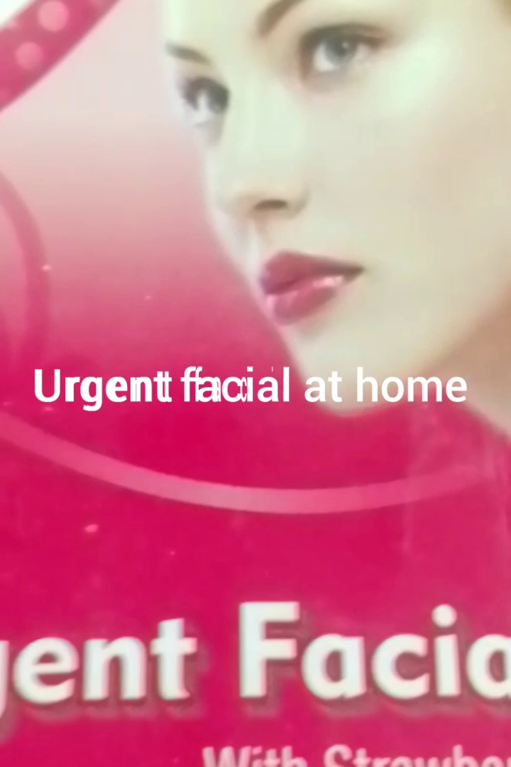 How to do urgent facial at home?