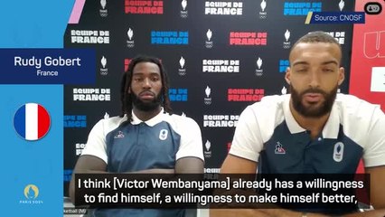 Gobert amazed by Wembanyama chemistry