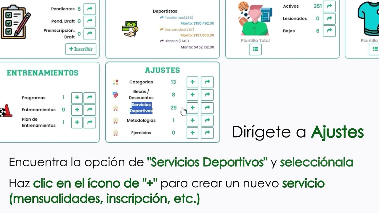 Dexmi Manager: Alta de Servicios