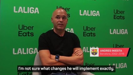 Iniesta unsure of what changes Flick can implement at Barca
