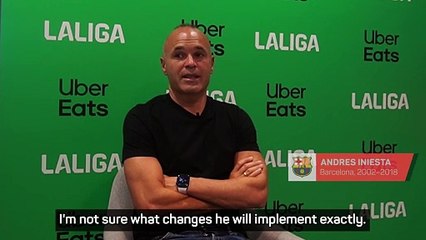 Iniesta unsure of what changes Flick can implement at Barca
