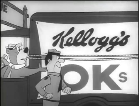 1960s Kellogg's Yogi Bear, Boo Boo and Ranger Smith OKs cereal TV commercial