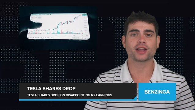 Tesla's Shares Drop as Q2 Earnings Disappoint, Prompting Concerns Over Increased Competition and Slowing Sales