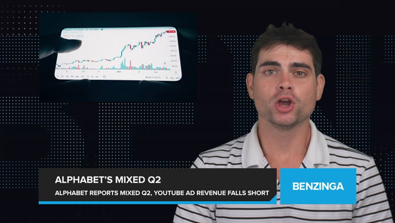 Google's Parent Company, Alphabet, Reports Mixed Q2 Results with YouTube Ad Revenue Falling Short