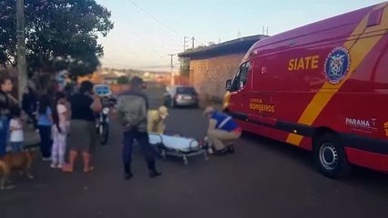 Criança fica ferida em acidente na Rua Watkins Glen