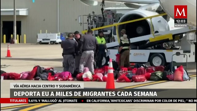 EU deporta miles de migrantes cada semana vía aérea hacia Centro y Sudamérica