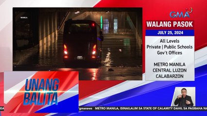 Quezon Blvd. underpass, hindi pa rin madaanan dahil sa baha | Unang Balita