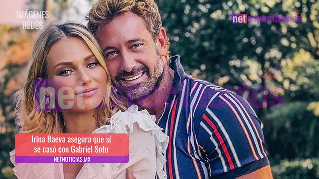 Gabriel Soto niega haberse casado con Irina Baeva