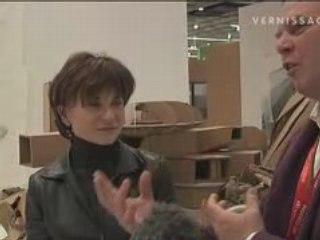 Friedrich Schröer meets Suzanne Pagé at Art Cologne 2008