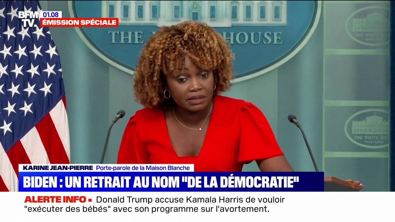 "Ce genre de suggestion est ridicule": La réaction de la porte-parole de la Maison Blanche aux appels à la démission de Joe Biden formulés dans le camp républicain